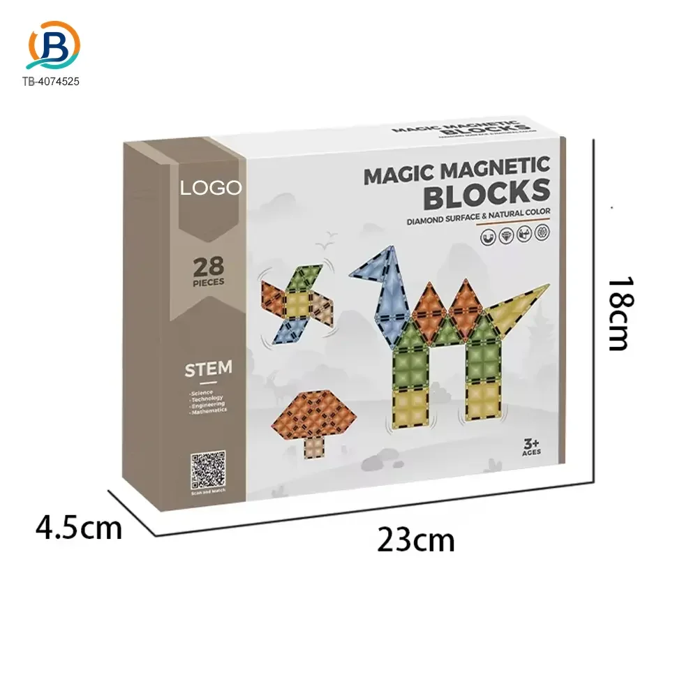 Magnetic Building Block Sets, Stimulate Children’s 3D Imagination (TB-4074525) — product photograph 2