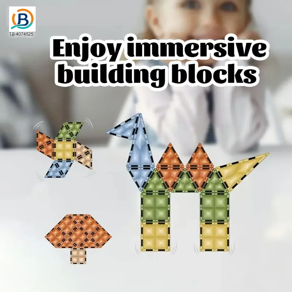 Magnetic Building Block Sets, Stimulate Children’s 3D Imagination (TB-4074525) — product photograph 7