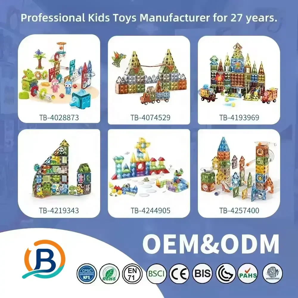 Magnetic Building Block Sets, Stimulate Children’s 3D Imagination (TB-4074525) — product photograph 8