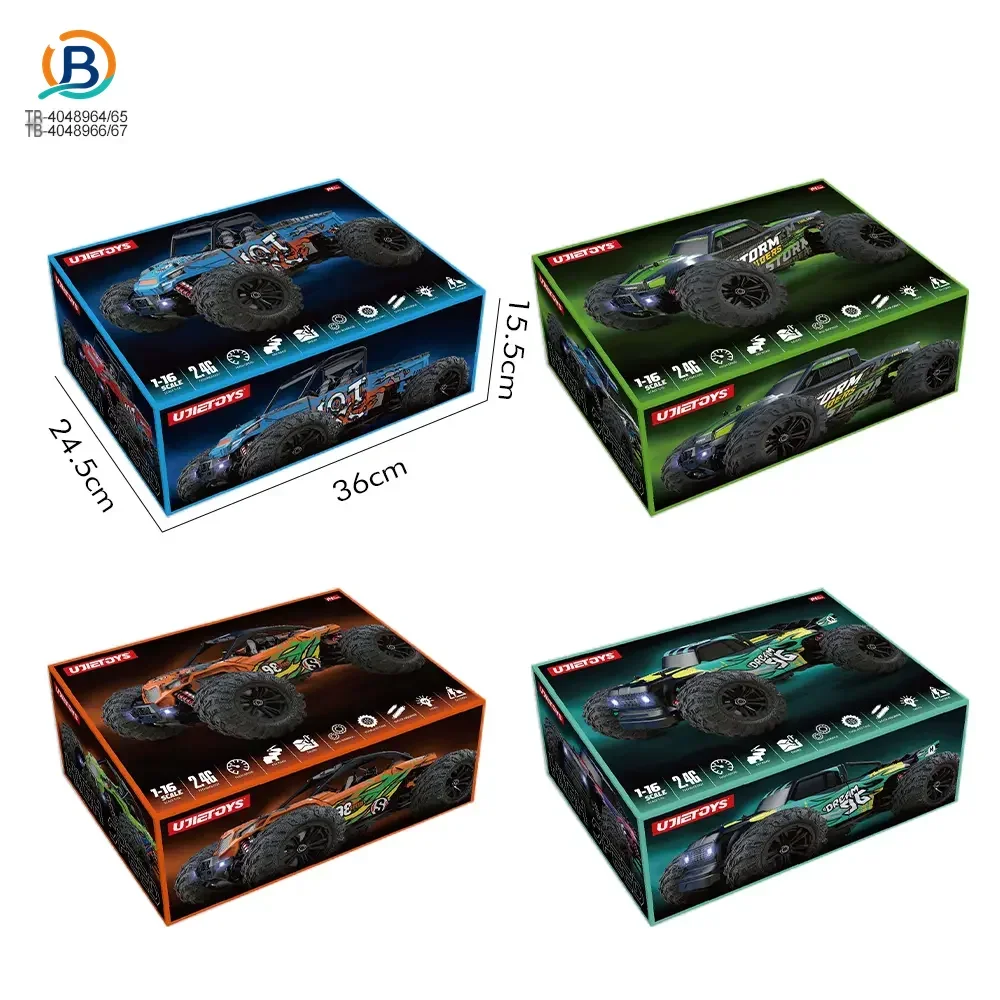 High-Speed RC Cars, 36km/h, 1:16 Simulation Car Body, Six Colors Available (TB-4048964) — product photograph 14