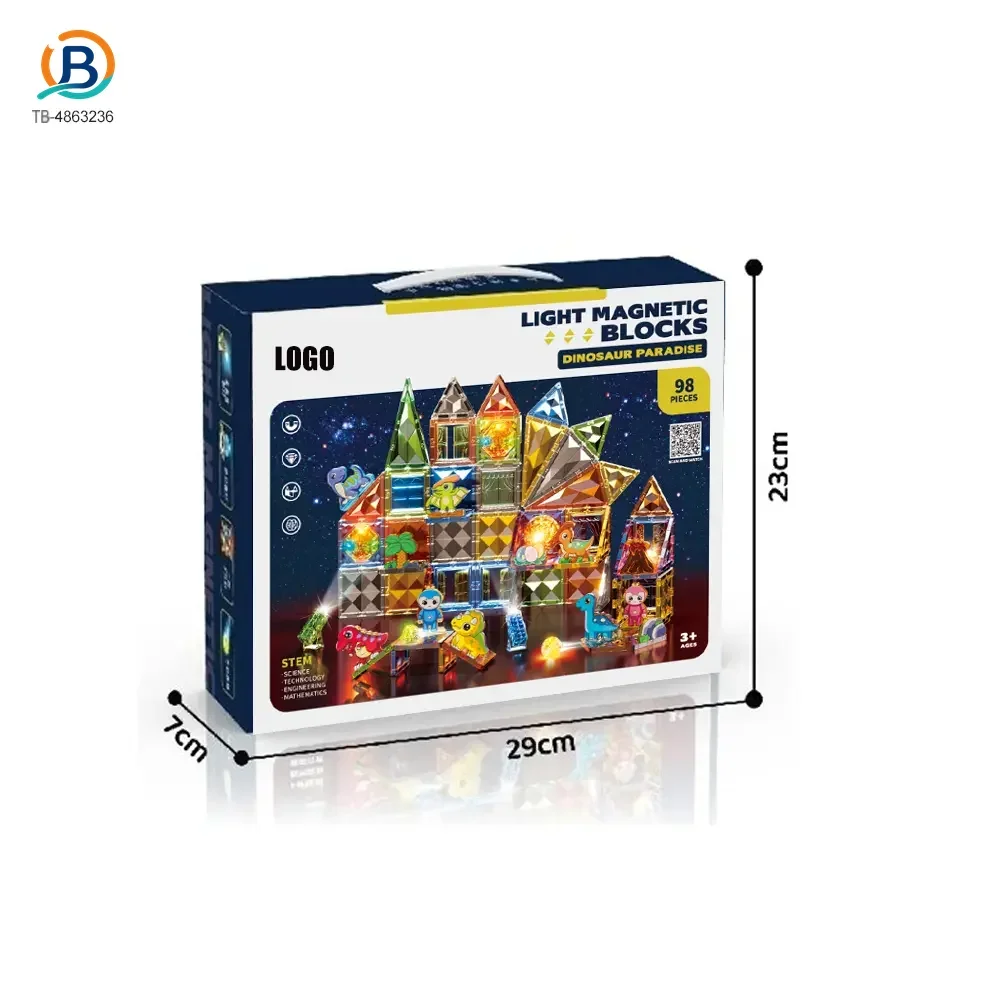 Shiny Magnetic Building Blocks (TB-4863236) — product photograph 5