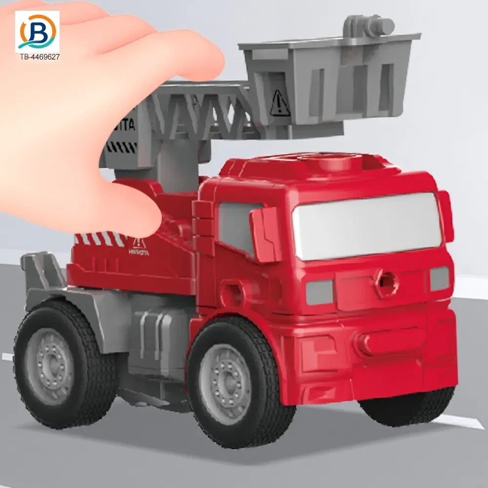 Transforming Construction Truck Toys, Bulk Friction Toy Car with Collision Auto-Transform (TB-4469627) — product photograph 3