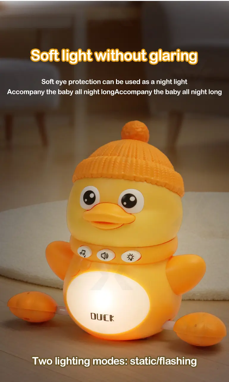 Magnetic Crawling Duck Toy for Babies-Music, Light & Interactive Play (TB-4900006) — illustrated product details, panel 5