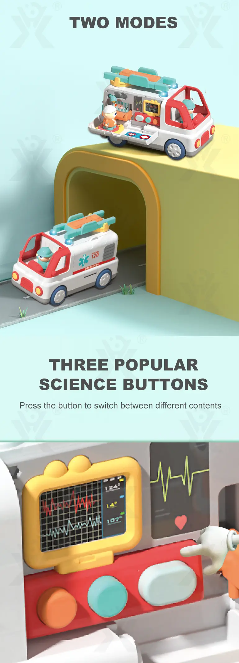 Rescue Ambulance Toy (TB-4905955) — illustrated product details, panel 2