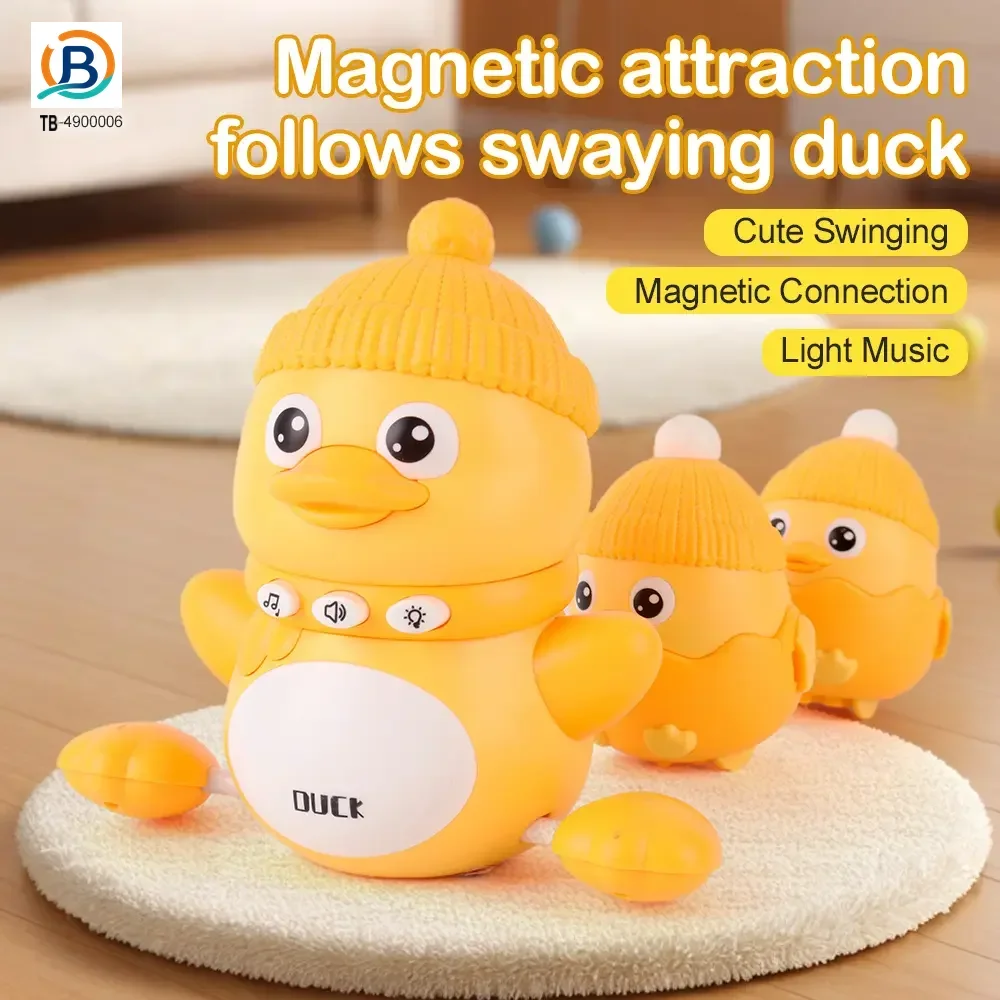 Magnetic Crawling Duck Toy for Babies-Music, Light & Interactive Play (TB-4900006) — product photograph 6