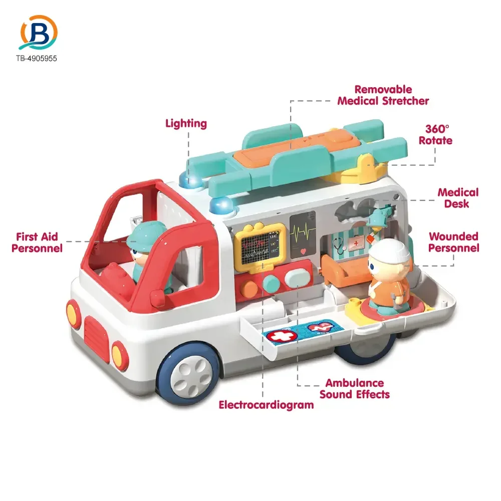 Rescue Ambulance Toy (TB-4905955) — product photograph 5