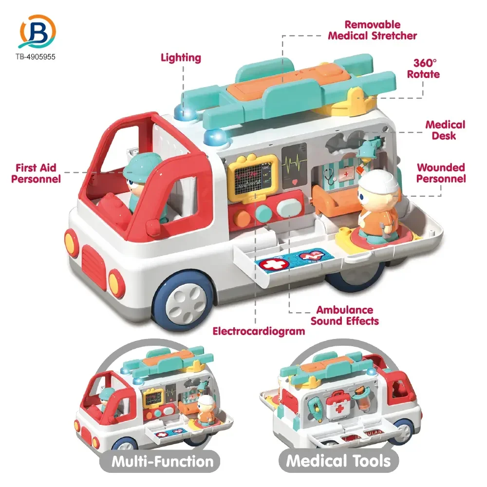 Rescue Ambulance Toy (TB-4905955) — product photograph 6