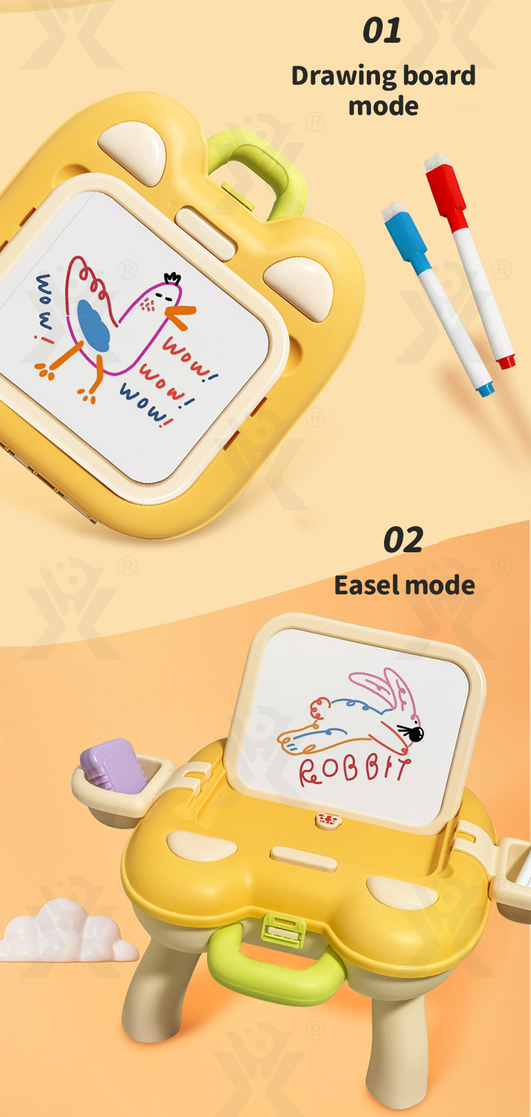 Puppy Drawing Board Toy For Kids (TB-4321765) — illustrated product details, panel 4