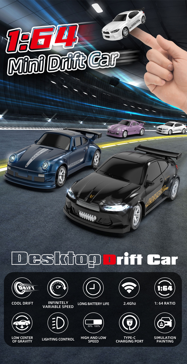 RC Mini Drift Car (TB-4920562) — illustrated product details, panel 1