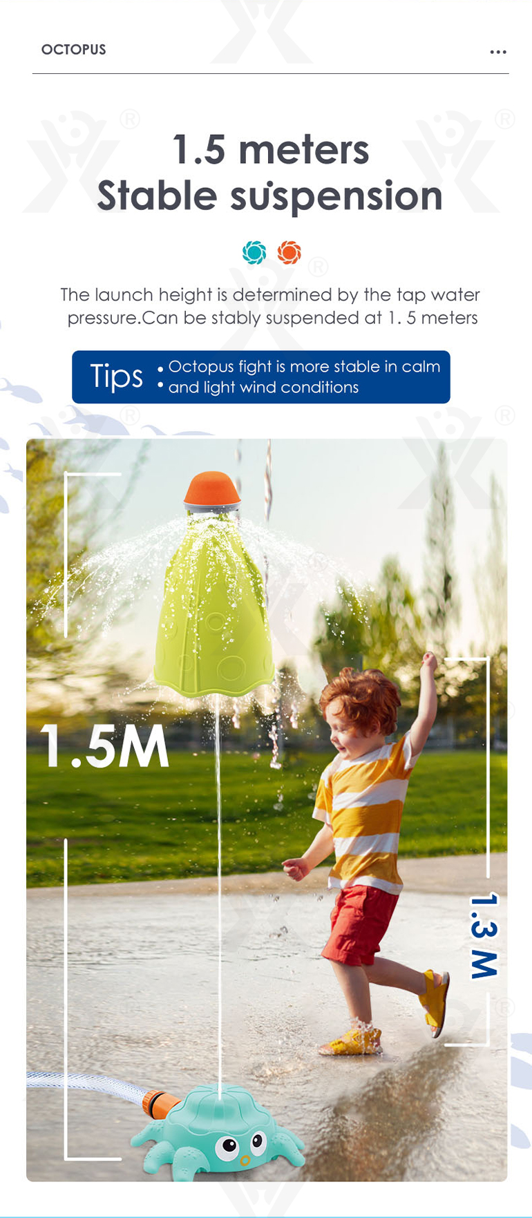 Octopus Sprinkler Toys (TB-4262992) — illustrated product details, panel 3