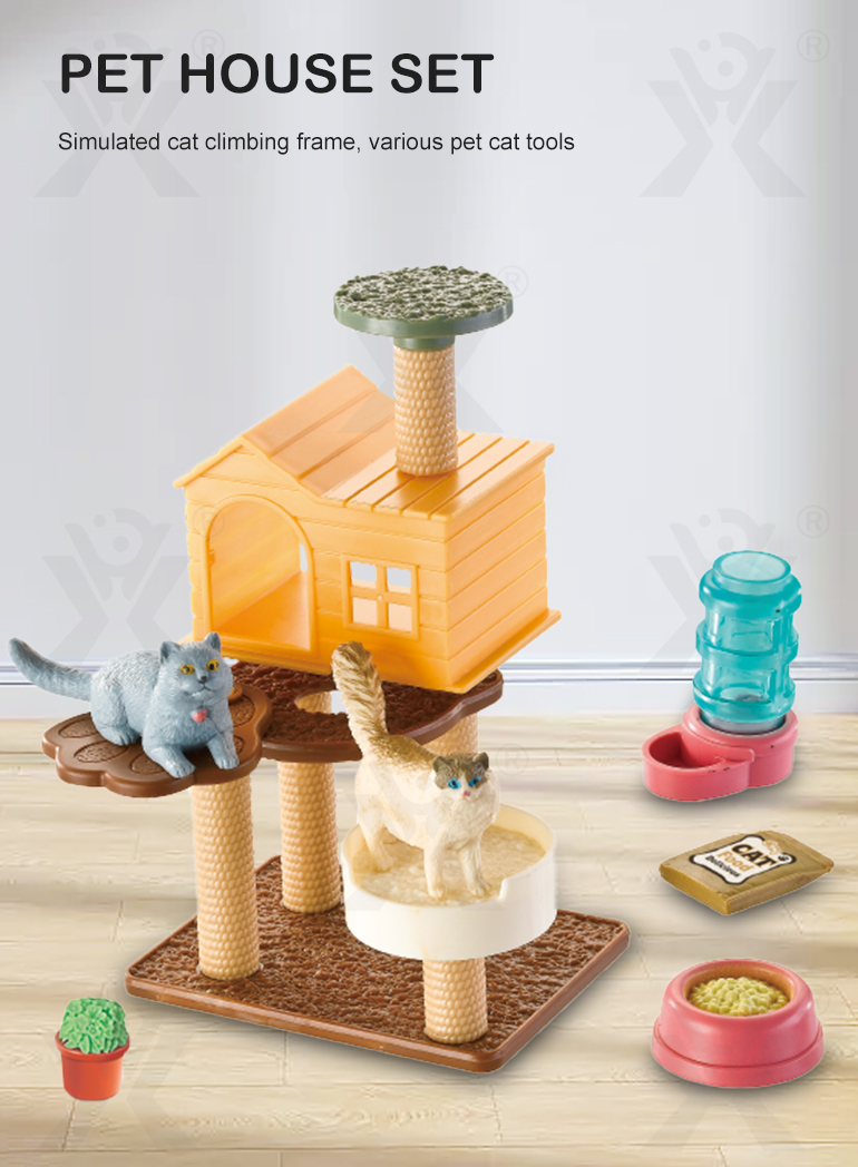 4-in-1 Pet House Toy Set (TB-4193779) — illustrated product details, panel 1