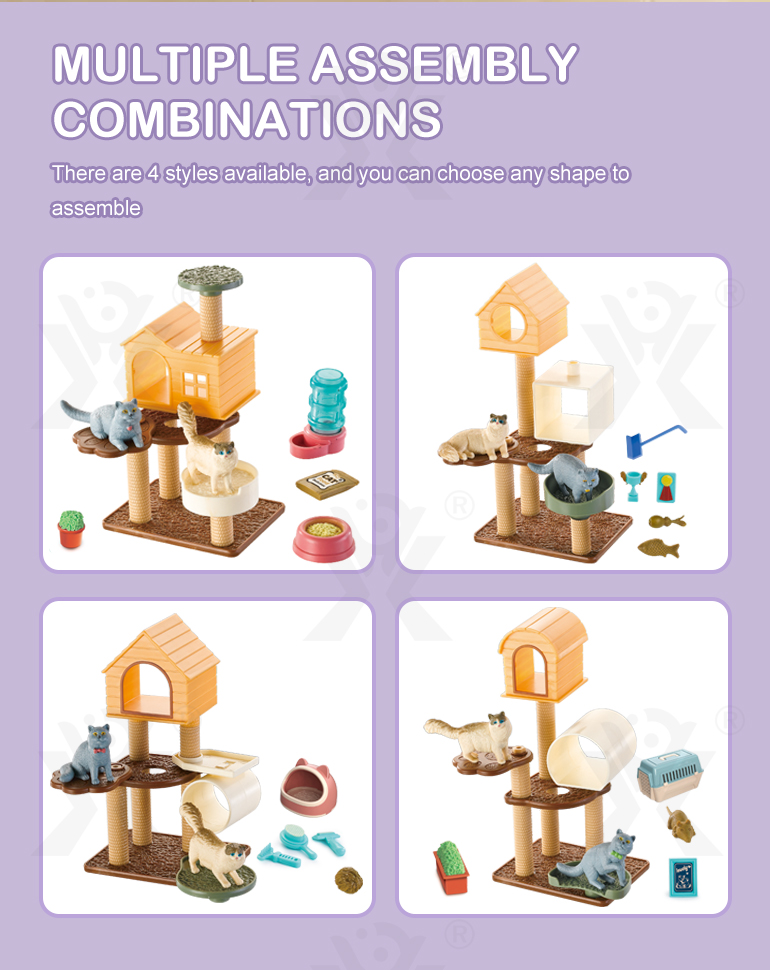 4-in-1 Pet House Toy Set (TB-4193779) — illustrated product details, panel 2