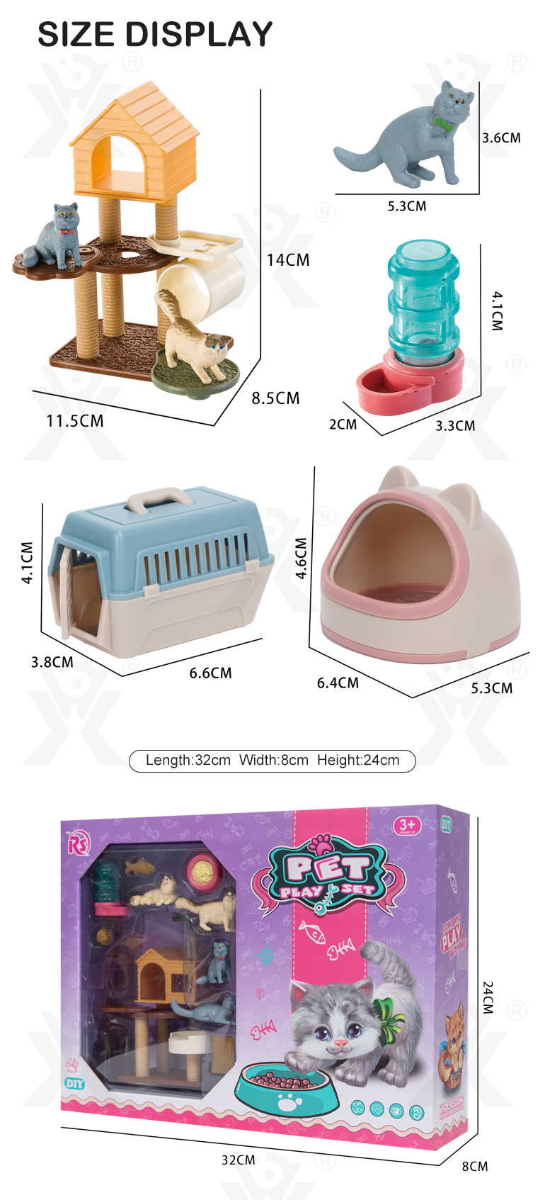 4-in-1 Pet House Toy Set (TB-4193779) — illustrated product details, panel 6