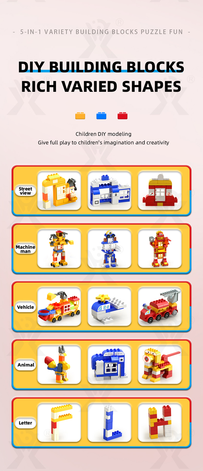 5-in-1 Police Station Building Blocks Toy for Kids (TB-4299083) — illustrated product details, panel 14