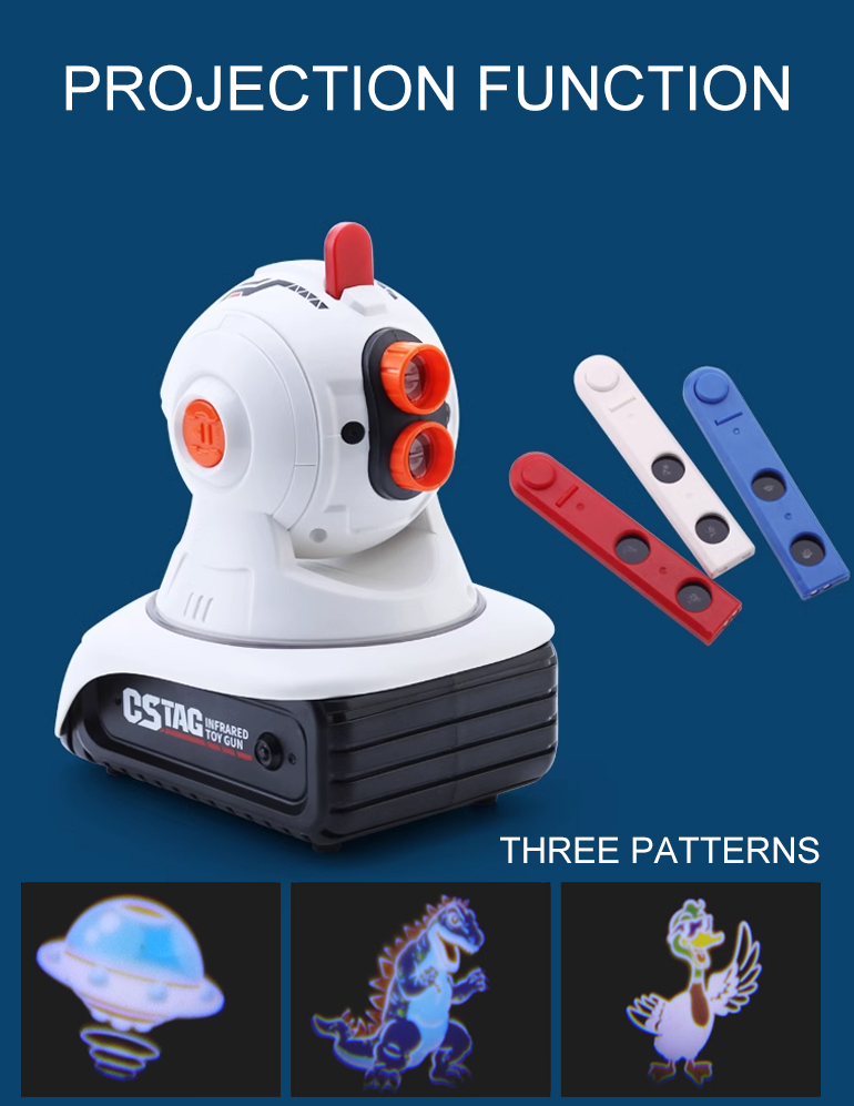 360° Infrared Projector Toy for Interactive Play (TB-4288503) — illustrated product details, panel 3