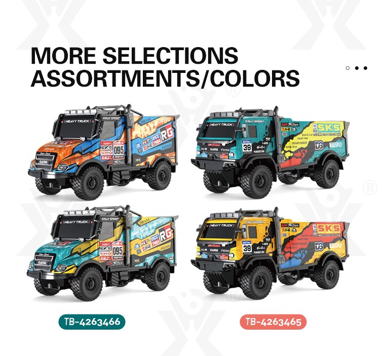 RC Truck Rally Toy For Kids, All-terrain Tyres (TB-4263466) — illustrated product details, panel 5