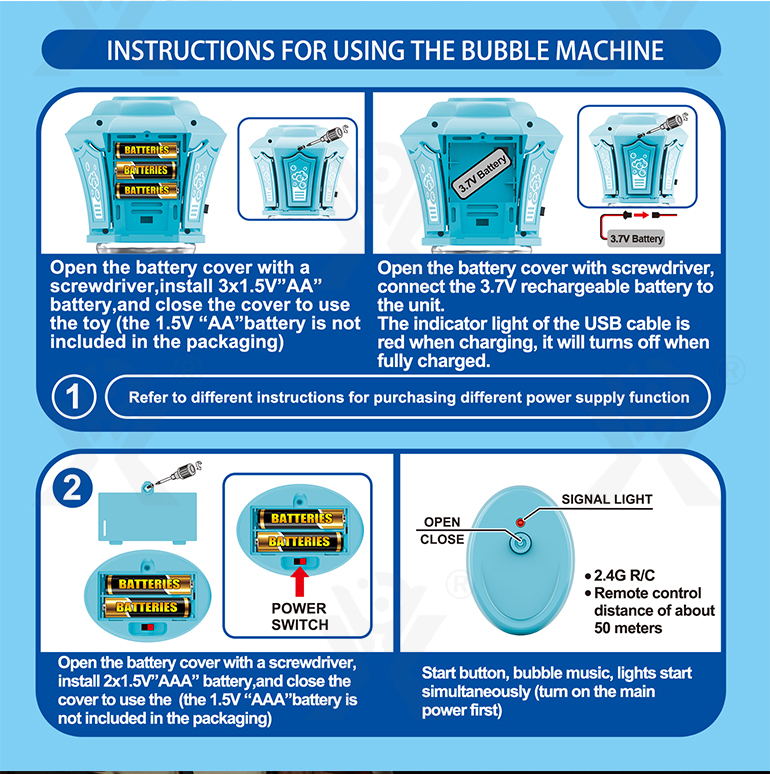 Remote Control Bubble Torch (TB-4971783) — illustrated product details, panel 8