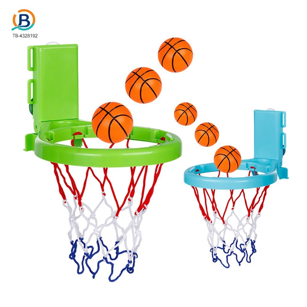 2-in-1 Kids’ Bath Basketball Hoop Toy with Suction Cups & Straps (TB-4328192) — product photograph 1