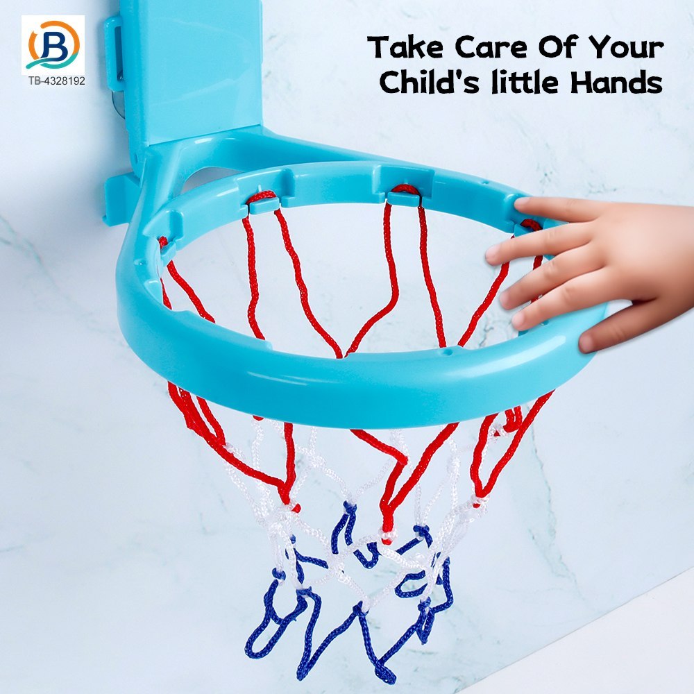2-in-1 Kids’ Bath Basketball Hoop Toy with Suction Cups & Straps (TB-4328192) — product photograph 5