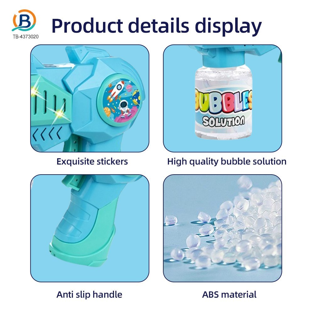 Porous Electric Bubble Gun Toy (TB-4373020) — product photograph 4