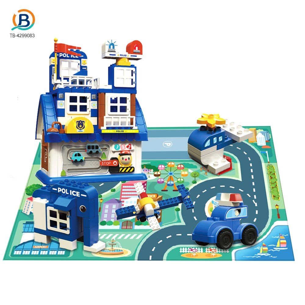 5-in-1 Police Station Building Blocks Toy for Kids (TB-4299083) — product photograph 2