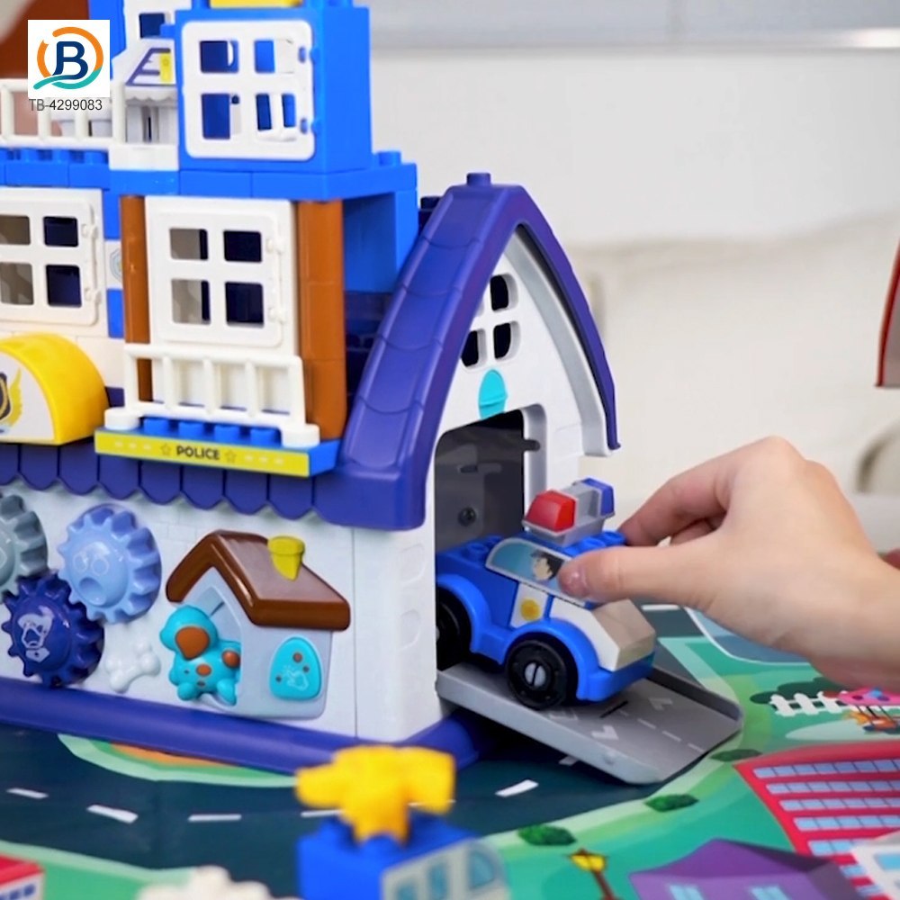 5-in-1 Police Station Building Blocks Toy for Kids (TB-4299083) — product photograph 4