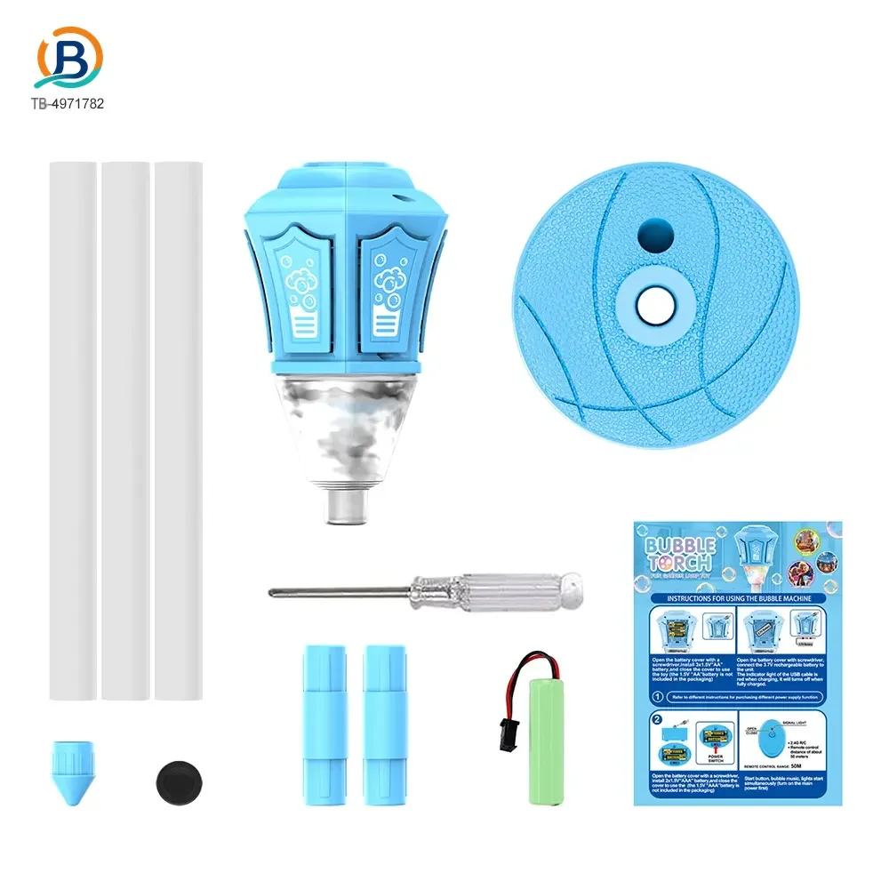 Remote Control Standing Bubble Machines with Lights & Music (TB-4971782) — product photograph 3
