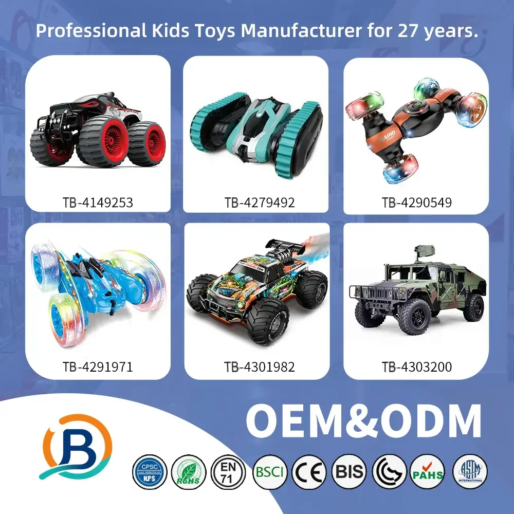 RC Stunt Cars with Spray & LED Lights (TB-4291969) — product photograph 2