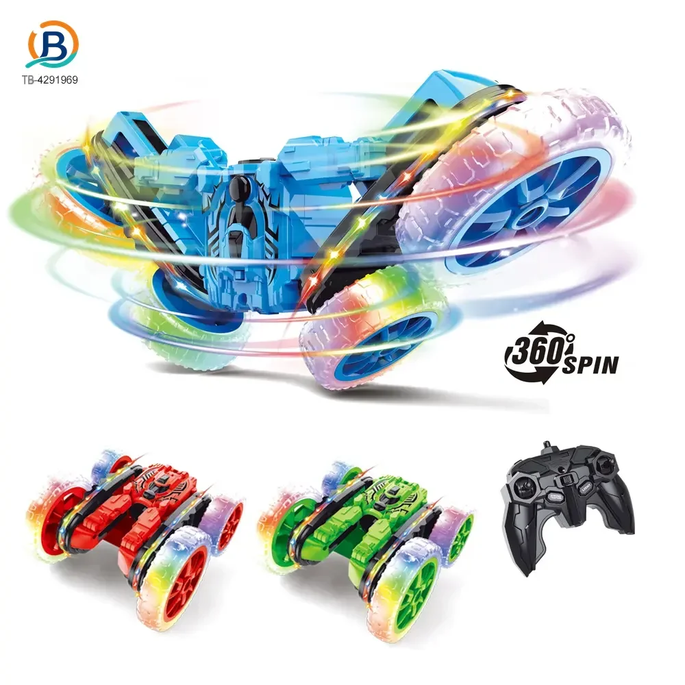 RC Stunt Cars with Spray & LED Lights (TB-4291969) — product photograph 1