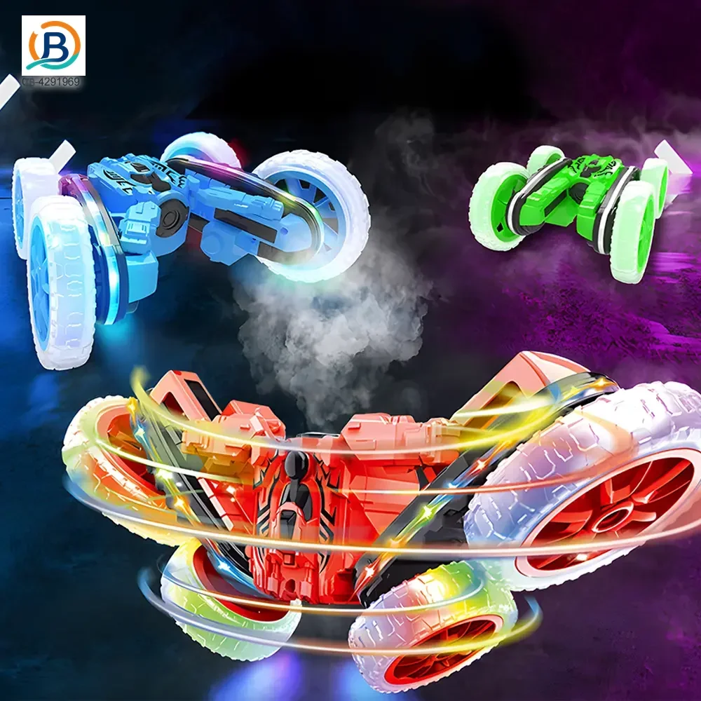 RC Stunt Cars with Spray & LED Lights (TB-4291969) — product photograph 3