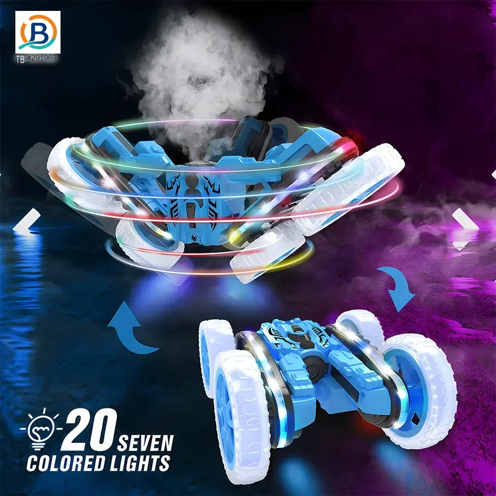 RC Stunt Cars with Spray & LED Lights (TB-4291969) — product photograph 4