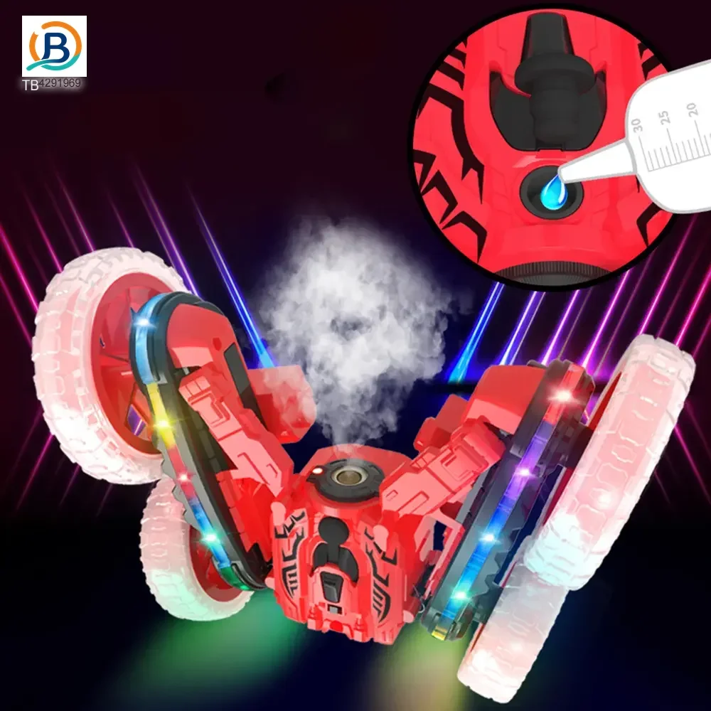 RC Stunt Cars with Spray & LED Lights (TB-4291969) — product photograph 5