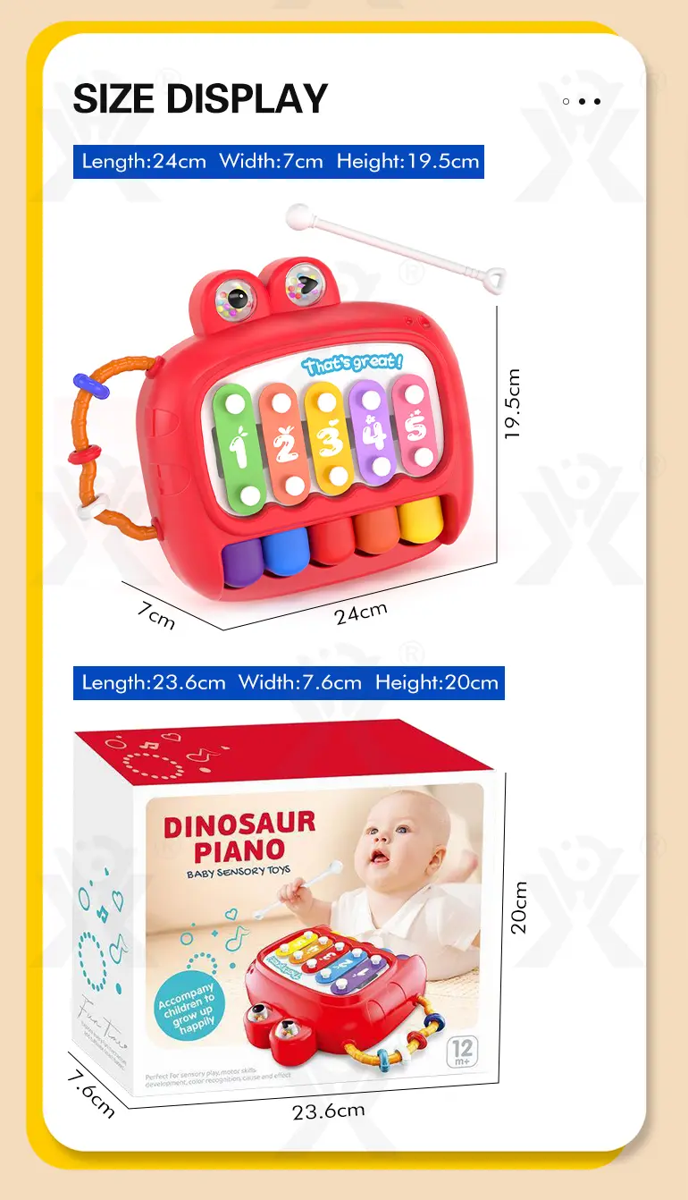 Kids Interactive Xylophone & Piano Toy (TB-4330913) — illustrated product details, panel 11