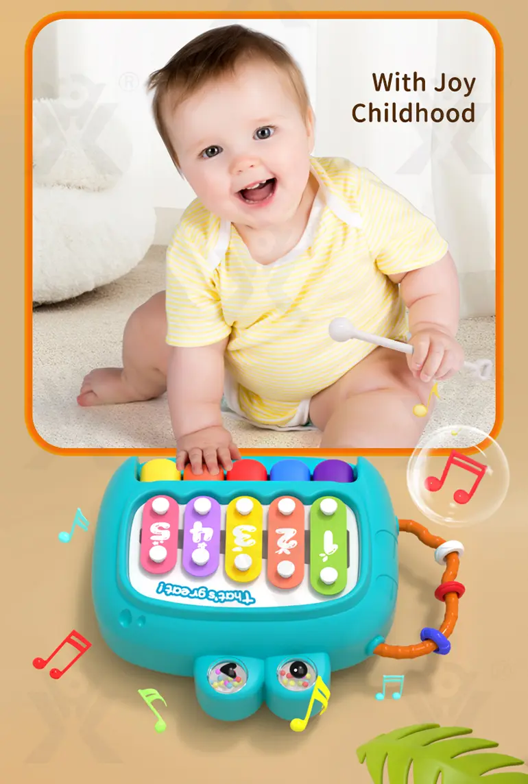 Kids Interactive Xylophone & Piano Toy (TB-4330913) — illustrated product details, panel 2