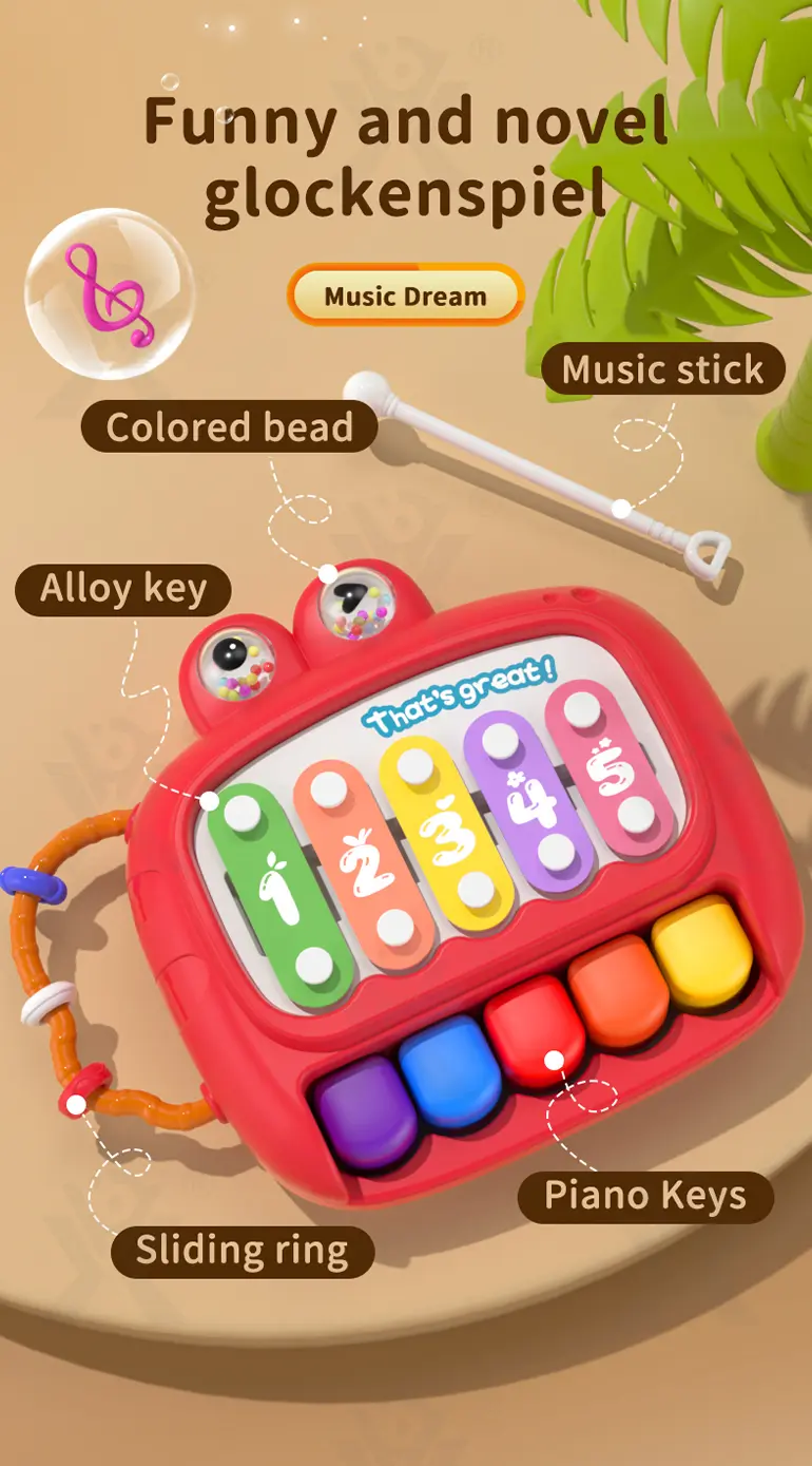 Kids Interactive Xylophone & Piano Toy (TB-4330913) — illustrated product details, panel 3