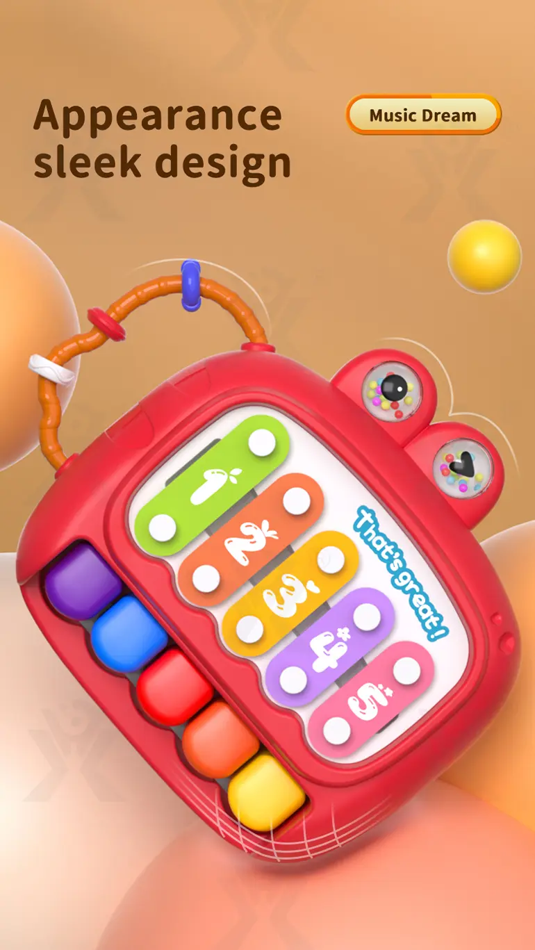 Kids Interactive Xylophone & Piano Toy (TB-4330913) — illustrated product details, panel 8