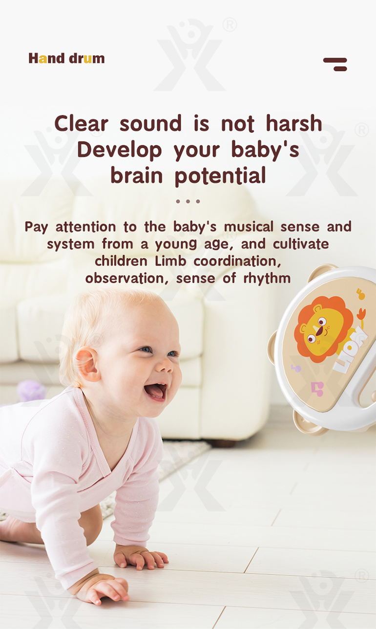 Baby Hand Drum Toy with Shake & Clap Sounds (TB-4301261) — illustrated product details, panel 6