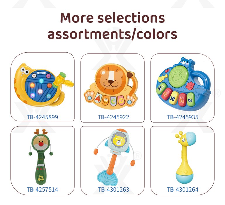 Baby Hand Drum Toy with Shake & Clap Sounds (TB-4301261) — illustrated product details, panel 7