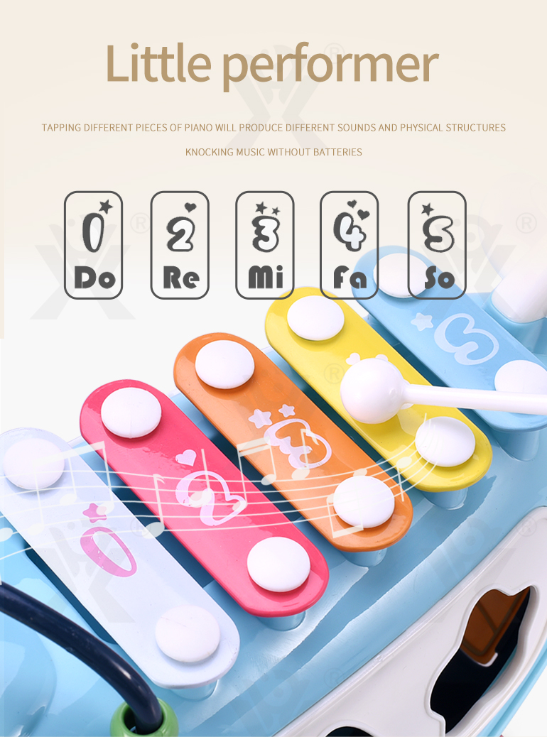 Multi-Functional Piano Knocking Toy for Early Learning (TB-4290327) — illustrated product details, panel 3