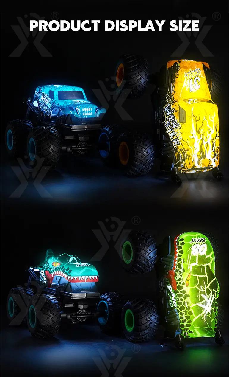RC Stunt Dancing Car Toy with LED Light, Music (TB-4003089) — illustrated product details, panel 9