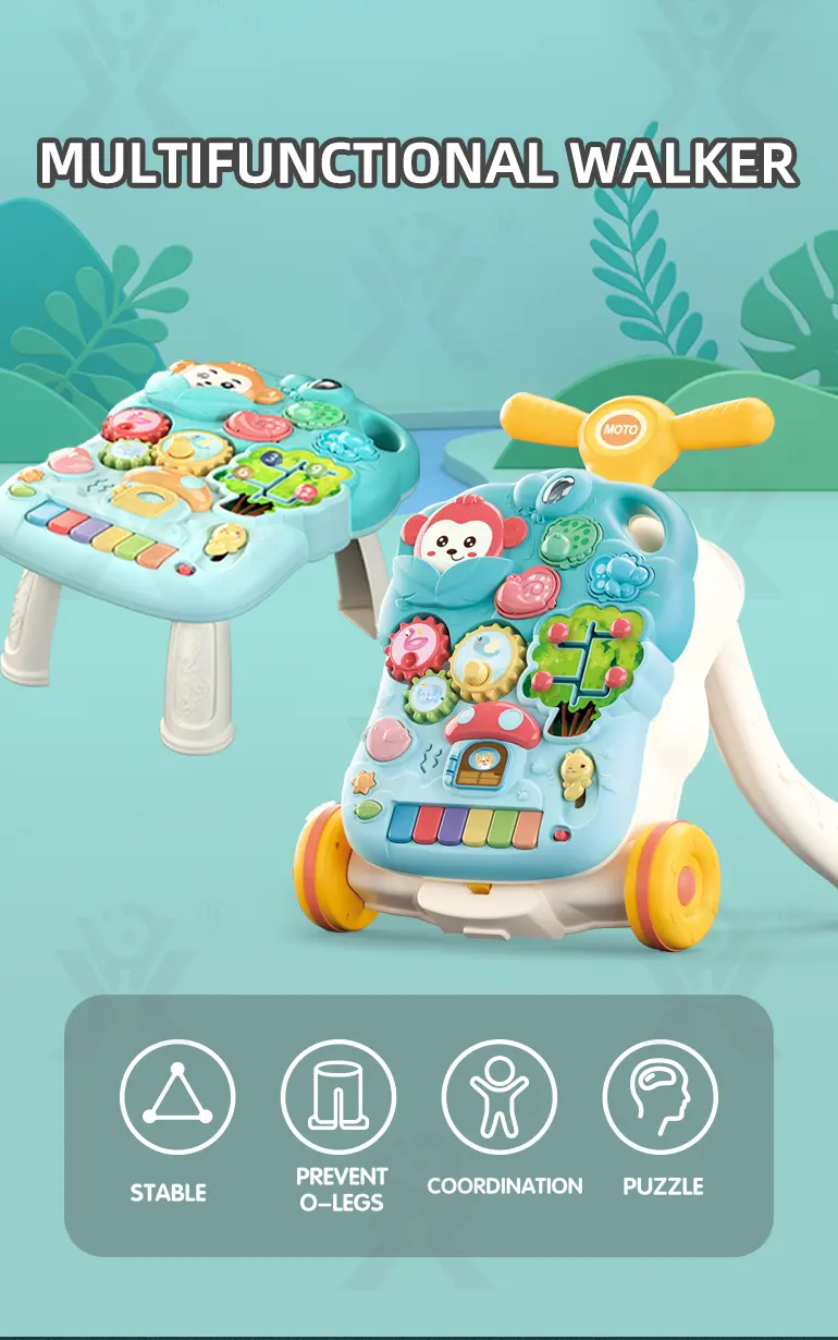 2-in-1 Baby Walker (TB-4057015) — illustrated product details, panel 1