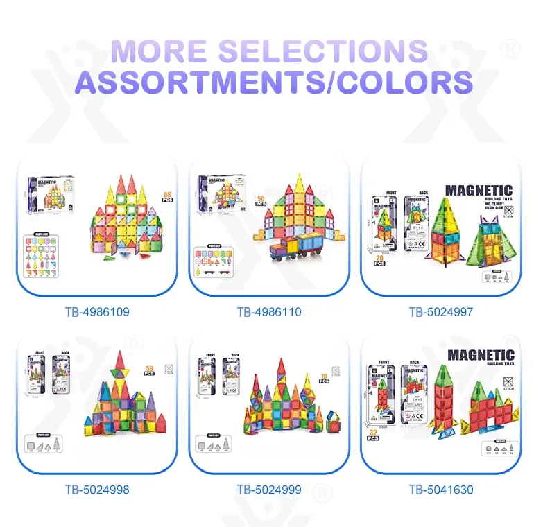 Magnetic Block Toy, Portable, 32 PCS, For Kids and Parents Collaboration Play, STEM Toy (TB-5041630) — illustrated product details, panel 7