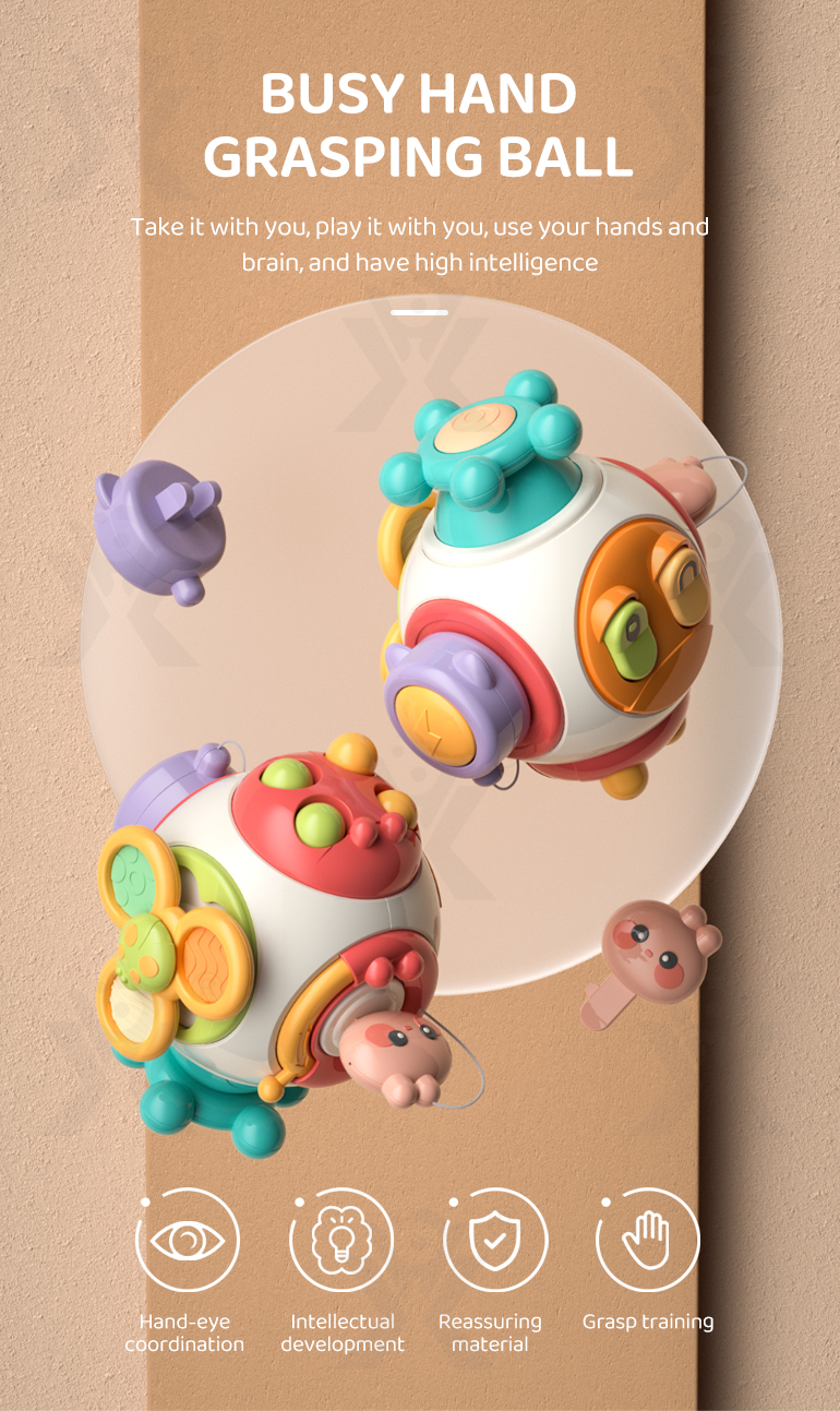 Busy Ball Toys For Kids Playing (TB-4057011) — illustrated product details, panel 1
