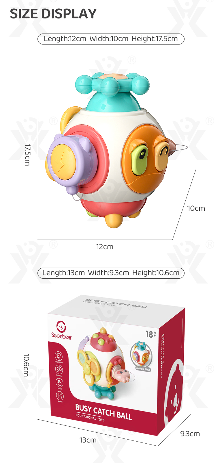 Busy Ball Toys For Kids Playing (TB-4057011) — illustrated product details, panel 9