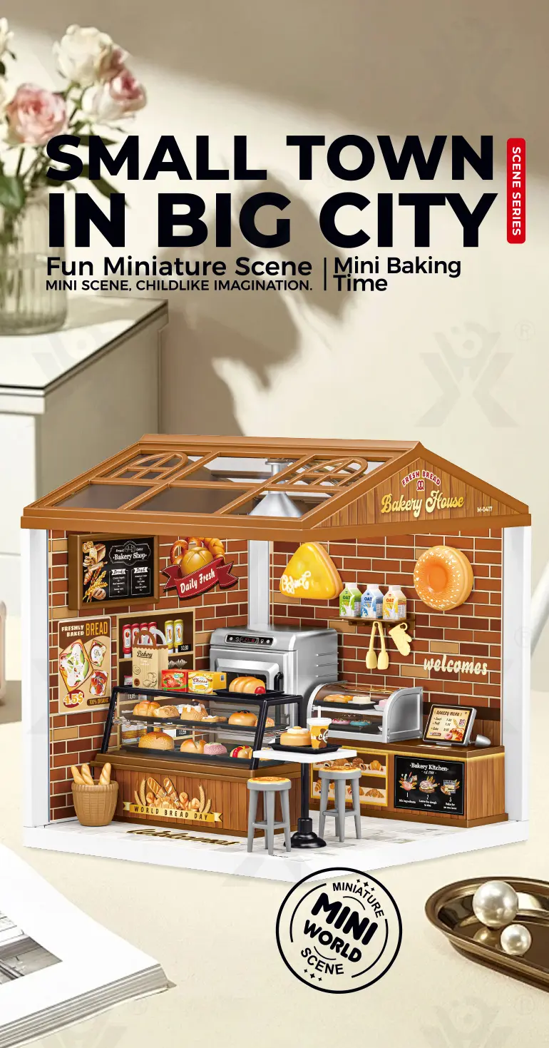 DIY Exquisite Miniature Town Toys (TB-4953283) — illustrated product details, panel 1