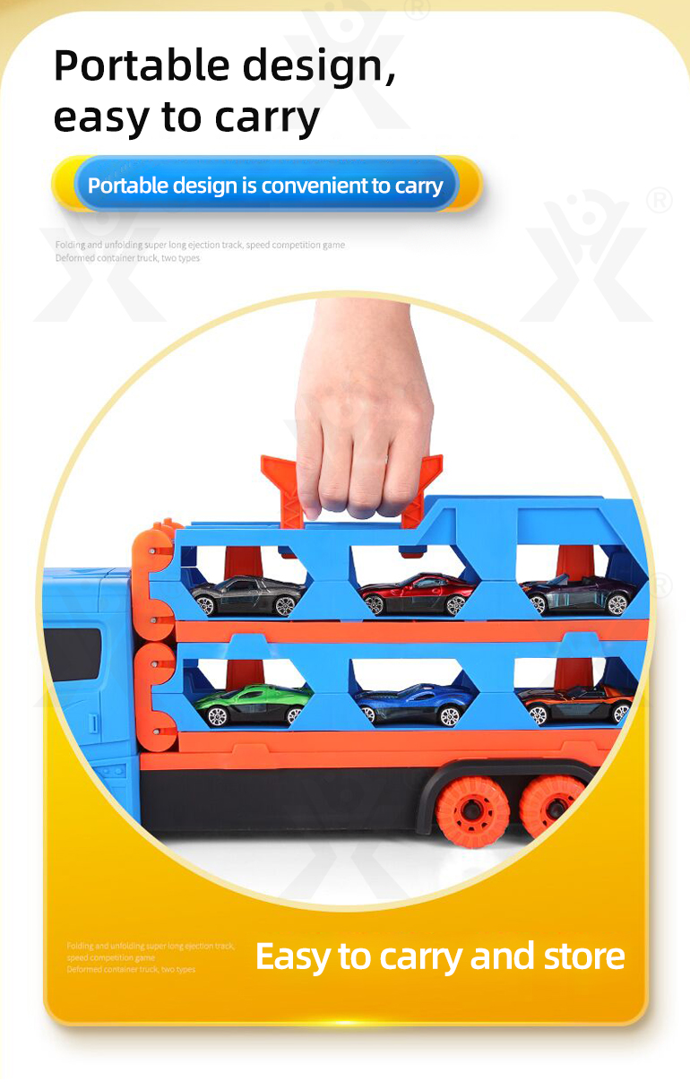 Deformable Track Ejection Car, Supports One-on-one Racing (TB-3987209) — illustrated product details, panel 9