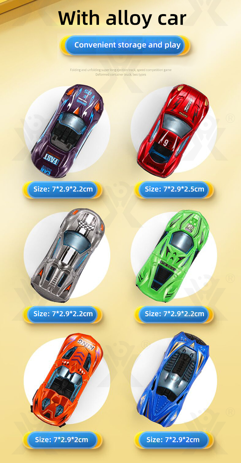 Deformable Track Ejection Car, Supports One-on-one Racing (TB-3987209) — illustrated product details, panel 6