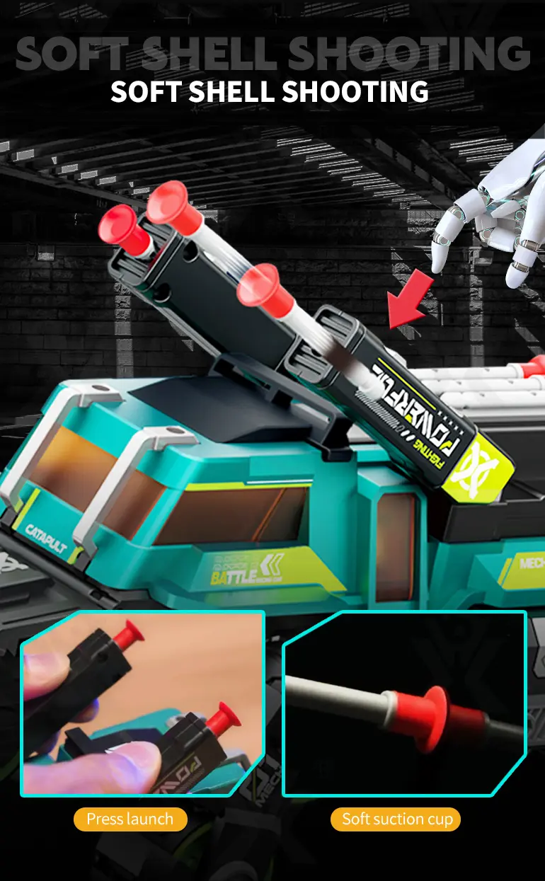 Diecast Ejection 2-in-1 Chariot with Deformation, Lights, and Battle Play (TB-4095637) — illustrated product details, panel 3