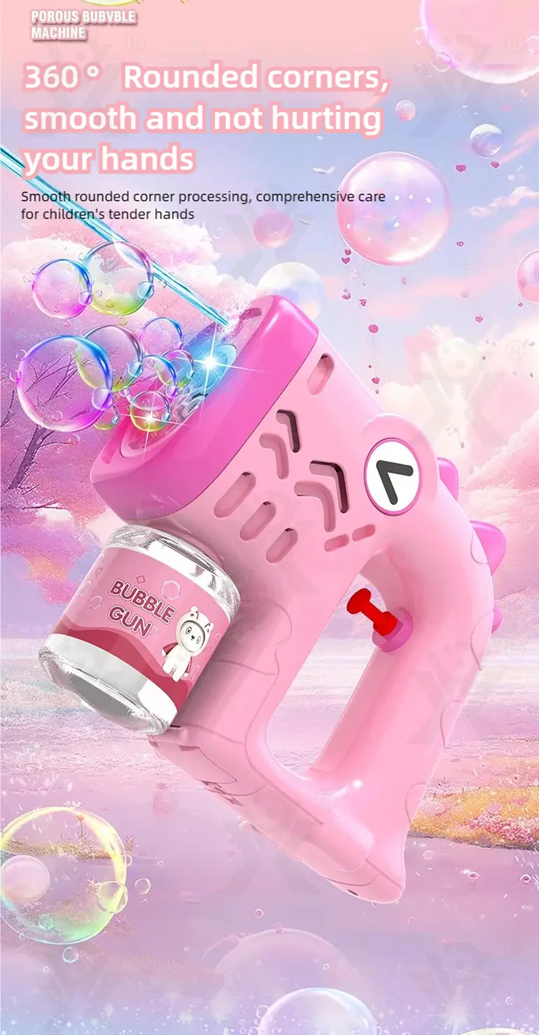 2-in-1 Dinosaur Bubble Water Gun Toy For Kids (TB-4879029) — illustrated product details, panel 5