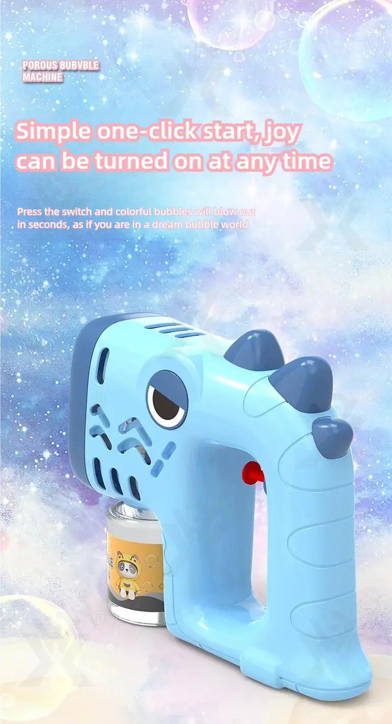 2-in-1 Dinosaur Bubble Water Gun Toy For Kids (TB-4879029) — illustrated product details, panel 6